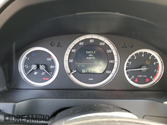 2009 Mercedes-Benz C 300 Sport with VIN WDDGF54X39R047720, listed as a Copart auction lot 61211085 with 44,975 mi miles and Salvage title. Bid and sale history available at DreamBid. Image 9.
