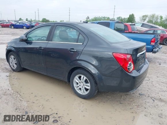 2014 Chevrolet Sonic LT with VIN 1G1JC5SH2E4228540, listed as a IAAI auction lot 42192166 with 115,489 mi miles and . Bid and sale history available at DreamBid. Image 3.