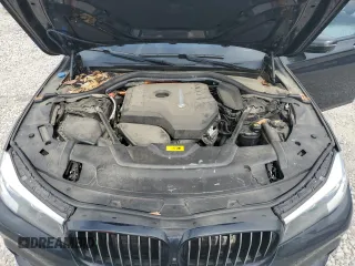 2018 BMW 7 Series 740e xDrive with VIN WBA7J2C59JB246238, listed as a Copart auction lot 53777335 with 76,642 mi miles and Salvage Title. Bid and sale history available at carsss.com. Image 11.