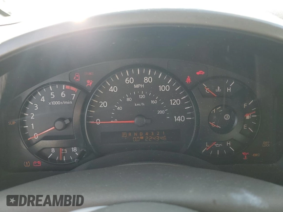 2006 Nissan Titan SE with VIN 1N6BA06B26N525858, listed as a Copart auction lot 74638744 with 224,346 mi miles and Non Repairable. Bid and sale history available at DreamBid. Image 9.