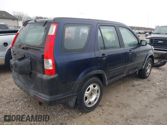 2006 Honda CR-V LX with VIN JHLRD78536C053645, listed as a IAAI auction lot 41855277 with 253,783 mi miles and . Bid and sale history available at carsss.com. Image 4.