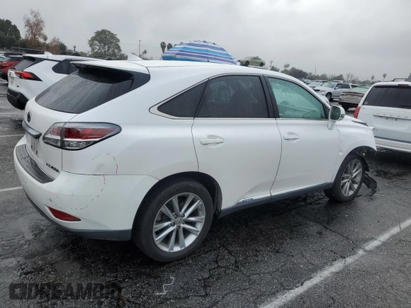 2015 Lexus RX 450h with VIN 2T2ZB1BAXFC004029, listed as a Copart auction lot 43404555 with 152,635 mi miles and Salvage Title. Bid and sale history available at DreamBid. Image 3.