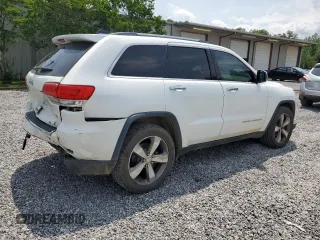 2016 Jeep Grand Cherokee Limited 75th Anniversary with VIN 1C4RJEBG0GC358588, listed as a Copart auction lot 57585695 with 221,460 mi miles and Salvage title. Bid and sale history available at DreamBid. Image 3.