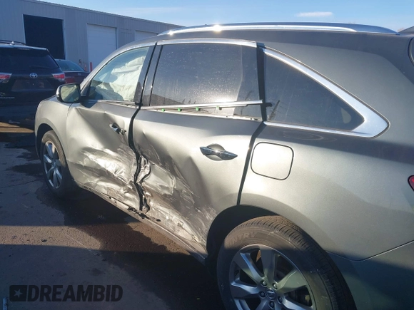 2016 Acura MDX w/Advance with VIN 5FRYD4H91GB016008, listed as a IAAI auction lot 41422436 with 1 mi miles. Bid and sale history available at carsss.com. Image 6.