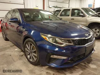 2019 Kia Optima EX with VIN 5XXGU4L18KG331120, listed as a IAAI auction lot 41711126 with 82,289 mi miles. Bid and sale history available at carsss.com. Image 1.