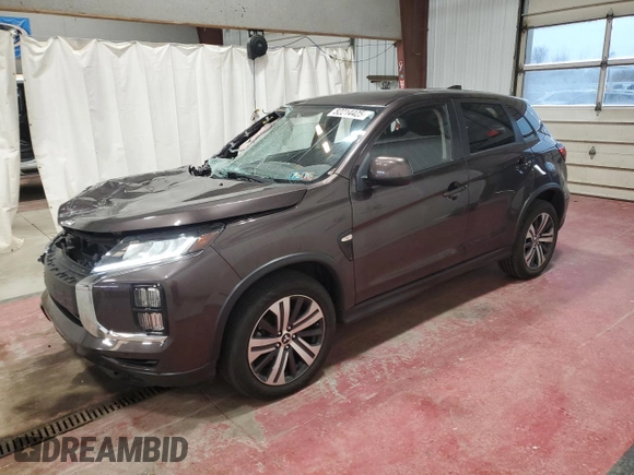 2020 Mitsubishi Outlander Sport ES 2.0 with VIN JA4AR3AU9LU014466, listed as a Copart auction lot 52214425 with 31,232 mi miles and Salvage Title. Bid and sale history available at carsss.com. Image 1.