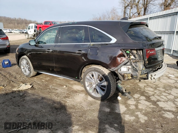 2017 Acura MDX w/Technology Pkg with VIN 5FRYD4H5XHB028026, listed as a Copart auction lot 36261373 with 146,341 mi miles. Bid and sale history available at carsss.com. Image 2.