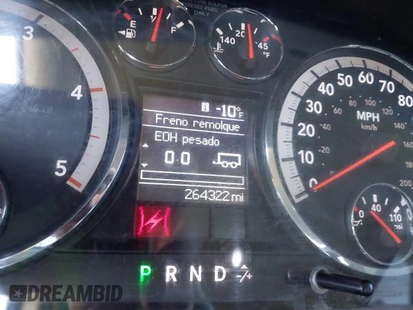 2012 Ram 2500 ST with VIN 3C6UD5CL0CG162517, listed as a IAAI auction lot 41524169 with 264,322 mi miles. Bid and sale history available at carsss.com. Image 15.