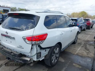 2013 Nissan Pathfinder SL with VIN 5N1AR2MM4DC641302, listed as a IAAI auction lot 41877111 with 135,403 mi miles and . Bid and sale history available at DreamBid. Image 4.