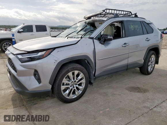 2024 Toyota RAV4 XLE Premium with VIN 2T3C1RFV6RC278672, listed as a Copart auction lot 54777375 with 23,857 mi miles and Salvage title. Bid and sale history available at DreamBid. Image 1.