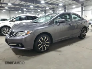 2015 Honda Civic EX-L z VIN 2HGFB2F95FH549009, wystawiony jako Copart lot #53314375 z przebiegiem 97 822 mil mil oraz Szkoda całkowita • Salvage title. Historia ofert i sprzedaży dostępna na DreamBid. Obrazek 1.