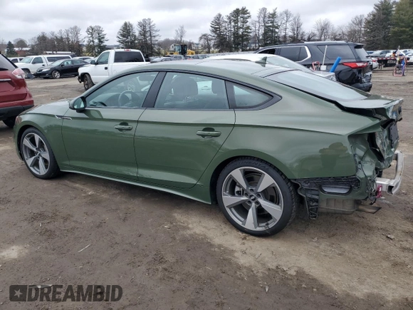 2020 Audi A5 Sportback Premium Plus with VIN WAUCNCF54LA001666, listed as a Copart auction lot 40317454 with 48,110 mi miles. Bid and sale history available at carsss.com. Image 2.