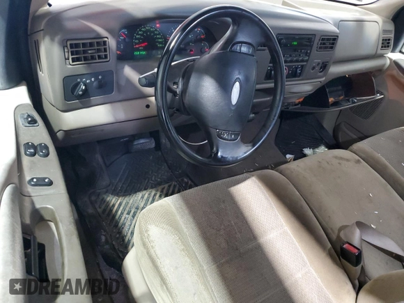 2004 Ford F-250 XL with VIN 1FTNF21L74EA64859, listed as a Copart auction lot 60397875 with 268,149 mi miles and Salvage title. Bid and sale history available at DreamBid. Image 8.