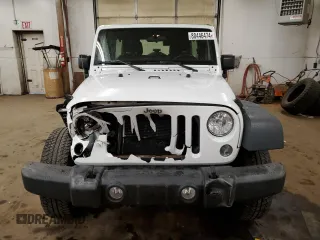 2018 Jeep Wrangler JK Unlimited Sport S with VIN 1C4BJWDG8JL828961, listed as a Copart auction lot 80446474 with 74,577 mi miles and Salvage Title. Bid and sale history available at carsss.com. Image 5.