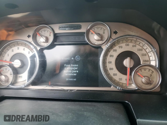 2014 Ram 1500 Longhorn with VIN 1C6RR7PM2ES344205, listed as a Copart auction lot 45665585 with 201,043 mi miles and Clean title. Bid and sale history available at DreamBid. Image 9.