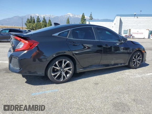 2017 Honda Civic Sedan Si with VIN 2HGFC1E54HH706618, listed as a Copart auction lot 49728275 with 104,159 mi miles and Salvage Title. Bid and sale history available at carsss.com. Image 3.