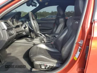 2016 BMW M3 with VIN WBS8M9C52GP967030, listed as a Copart auction lot 57950385 with 77,885 mi miles and Salvage title. Bid and sale history available at DreamBid. Image 7.