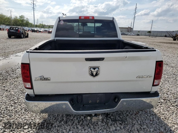 2018 Ram 1500 Big Horn with VIN 3C6RR7LG0JG196864, listed as a Copart auction lot 56141865 with 127,025 mi miles and Salvage title. Bid and sale history available at DreamBid. Image 6.