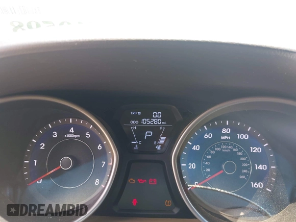 2013 Hyundai Elantra GLS with VIN 5NPDH4AE9DH417136, listed as a IAAI auction lot 42719598 with 105,280 mi miles and . Bid and sale history available at DreamBid. Image 7.