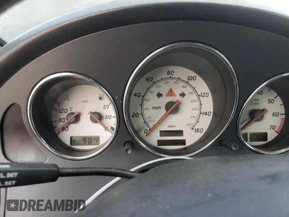 2003 Mercedes-Benz SLK 230 Kompressor with VIN WDBKK49F13F277323, listed as a Copart auction lot 53980515 with 174,276 mi miles and Salvage Title. Bid and sale history available at DreamBid. Image 9.