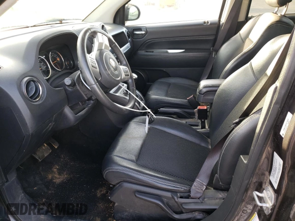 2015 Jeep Compass Latitude with VIN 1C4NJCEB2FD178430, listed as a Copart auction lot 36072293 with 57,652 mi miles. Bid and sale history available at carsss.com. Image 7.