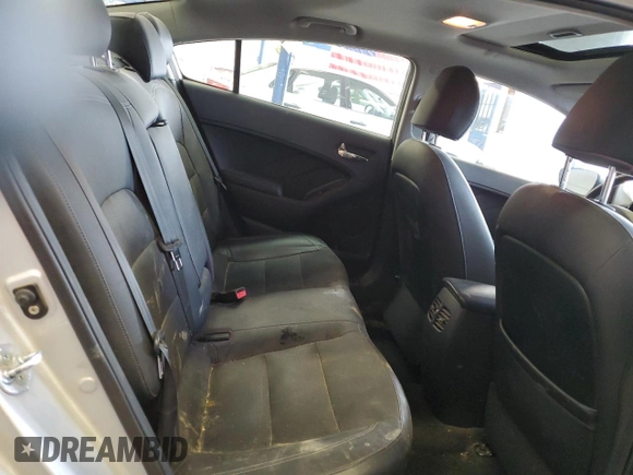 2014 Kia Forte EX with VIN KNAFZ4A86E5078656, listed as a Copart auction lot 52536195 with 58,497 mi miles and Salvage Title. Bid and sale history available at carsss.com. Image 10.