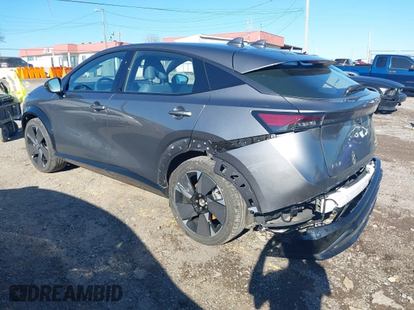 2024 Nissan ARIYA Platinum+ with VIN JN1DF0CD2RM740057, listed as a IAAI auction lot 41824664 with 1,167 mi miles and . Bid and sale history available at DreamBid. Image 3.