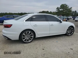 2021 Audi A4 S line Premium Plus with VIN WAUEAAF43MA039455, listed as a Copart auction lot 48759805 with 93,816 mi miles and Salvage Title. Bid and sale history available at DreamBid. Image 3.