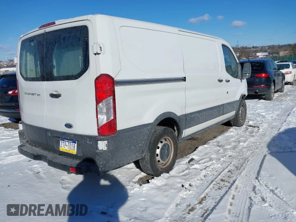 2019 Ford Transit with VIN 1FTYE1YM7KKA23171, listed as a IAAI auction lot 41260744 with 114,715 mi miles and . Bid and sale history available at DreamBid. Image 4.