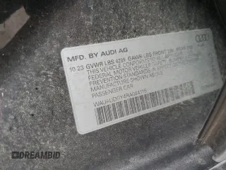 2024 Audi A3 Premium z VIN WAUAUDGY4RA044115, wystawiony jako Copart lot #51687515 z przebiegiem 20 401 mil mil oraz Szkoda całkowita • Salvage title. Historia ofert i sprzedaży dostępna na DreamBid. Obrazek 12.