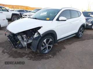 2017 Hyundai Tucson Sport with VIN KM8J3CA25HU585817, listed as a IAAI auction lot 40990922 with 70,434 mi miles and . Bid and sale history available at DreamBid. Image 2.