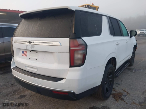 2023 Chevrolet Tahoe Commercial with VIN 1GNSCLED7PR267291, listed as a IAAI auction lot 41088251 with 54,929 mi miles. Bid and sale history available at carsss.com. Image 4.