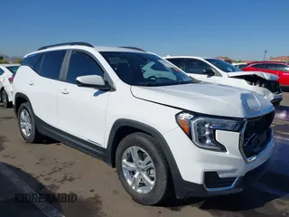 2022 GMC Terrain SLE with VIN 3GKALMEV2NL146762, listed as a IAAI auction lot 41991834 with 68,209 mi miles. Bid and sale history available at carsss.com. Image 1.