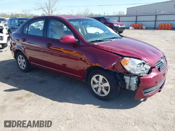 2009 Hyundai Accent Auto GLS with VIN KMHCN46C79U367311, listed as a IAAI auction lot 41861834 with 165,937 mi miles. Bid and sale history available at carsss.com. Image 1.
