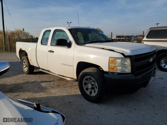 2008 Chevrolet Silverado 1500 Work Truck with VIN 1GCEK19C28Z287979, listed as a Copart auction lot 78126124 with NaN miles and Clean Title. Bid and sale history available at carsss.com. Image 4.