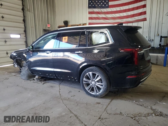 2023 Cadillac XT6 AWD Premium Luxury z VIN 1GYKPDRS1PZ133978, wystawiony jako Copart lot #88332395 z przebiegiem Nie podano mil oraz Szkoda całkowita • Salvage title. Historia ofert i sprzedaży dostępna na DreamBid. Obrazek 2.
