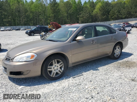 2007 Chevrolet Impala LT with VIN 2G1WC58R279125138, listed as a Copart auction lot 53666455 with 156,210 mi miles and Salvage Title. Bid and sale history available at DreamBid. Image 1.