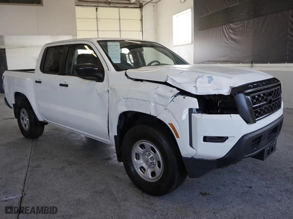 2022 Nissan Frontier S with VIN 1N6ED1EK0NN685862, listed as a Copart auction lot 75254984 with 28,515 mi miles and Salvage Title. Bid and sale history available at carsss.com. Image 1.