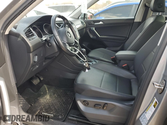 2019 Volkswagen Tiguan SE with VIN 3VV2B7AX9KM121005, listed as a Copart auction lot 50185215 with 60,192 mi miles and Salvage Title. Bid and sale history available at DreamBid. Image 7.