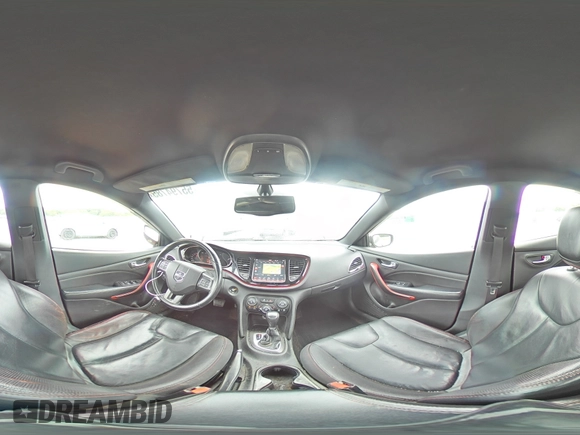 2015 Dodge Dart GT with VIN 1C3CDFEB7FD180789, listed as a Copart auction lot 55794785 with 143,147 mi miles and Salvage title. Bid and sale history available at DreamBid. Image 14.