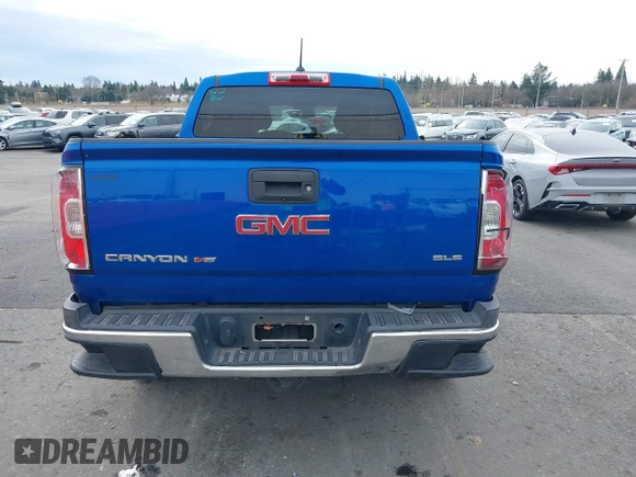 2019 GMC Canyon 4WD SLE with VIN 1GTG6CEN6K1304918, listed as a IAAI auction lot 41624468 with 102,579 mi miles. Bid and sale history available at carsss.com. Image 16.