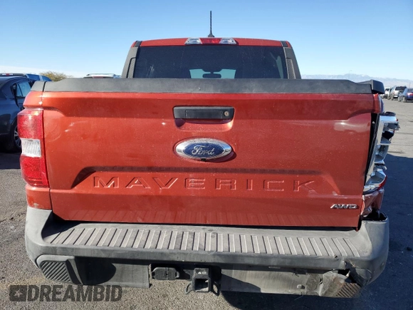 2024 Ford Maverick XLT z VIN 3FTTW8J92RRA91082, wystawiony jako Copart lot #41897715 z przebiegiem 3 702 mil mil oraz Szkoda całkowita • Salvage title. Historia ofert i sprzedaży dostępna na DreamBid. Obrazek 6.