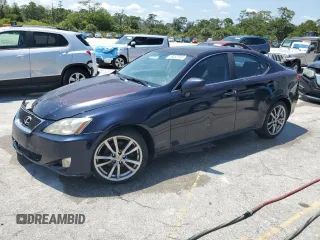 2008 Lexus IS 250 with VIN JTHBK262985058418, listed as a Copart auction lot 49033585 with 122,322 mi miles and Salvage title. Bid and sale history available at DreamBid. Image 1.