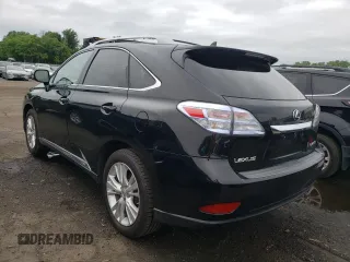 2010 Lexus RX 450h with VIN JTJBC1BA5A2402093, listed as a Copart auction lot 60424605 with 190,543 mi miles and Clean title. Bid and sale history available at DreamBid. Image 2.