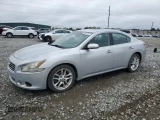 2009 Nissan Maxima SV with VIN 1N4AA51E19C820663, listed as a Copart auction lot 50221555 with 155,568 mi miles and Salvage Title. Bid and sale history available at DreamBid. Image 1.