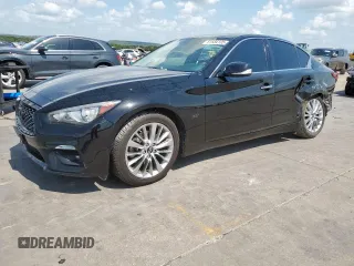 2020 Infiniti Q50 Luxe z VIN JN1EV7AP1LM205922, wystawiony jako Copart lot #61684105 z przebiegiem 111 838 mil mil oraz Szkoda całkowita • Salvage title. Historia ofert i sprzedaży dostępna na DreamBid. Obrazek 1.
