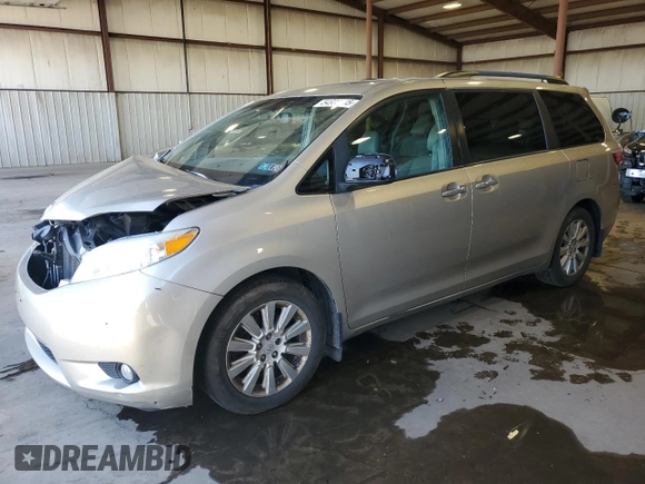 2015 Toyota Sienna Limited with VIN 5TDDK3DC1FS113060, listed as a Copart auction lot 54935795 with 239,139 mi miles and Salvage Title. Bid and sale history available at DreamBid. Image 1.
