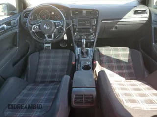 2017 Volkswagen Golf GTI S with VIN 3VW4T7AU7HM009187, listed as a Copart auction lot 47107875 with 0 mi miles and Salvage Title. Bid and sale history available at carsss.com. Image 8.