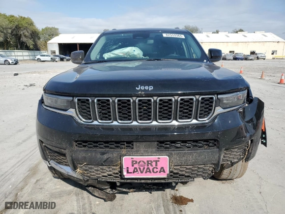 2021 Jeep Grand Cherokee L Laredo with VIN 1C4RJKAG7M8179897, listed as a Copart auction lot 82553384 with 37,847 mi miles and Salvage Title. Bid and sale history available at carsss.com. Image 5.