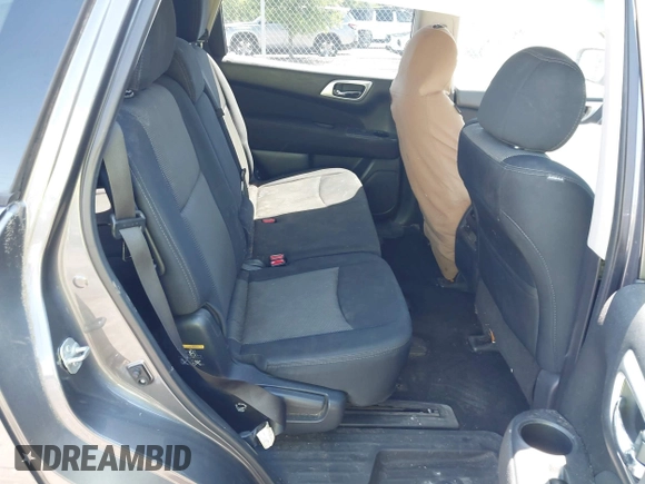 2017 Nissan Pathfinder S with VIN 5N1DR2MN3HC697212, listed as a IAAI auction lot 42049193 with 144,960 mi miles and . Bid and sale history available at DreamBid. Image 8.